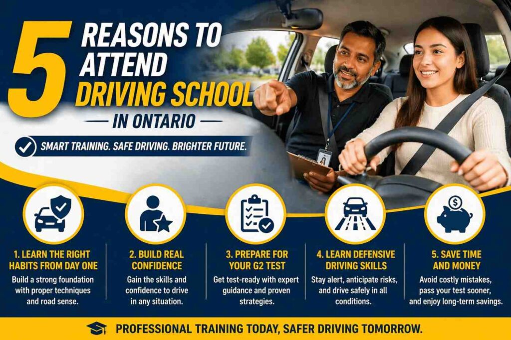 5 Reasons to Attend Driving School in Ontario